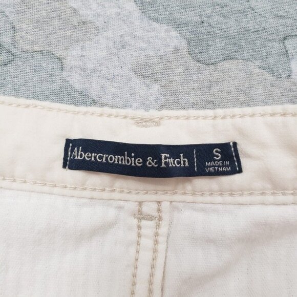 Abercrombie And Fitch Skirt Womens Small Beige Corduroy Button Up - Picture 4 of 6